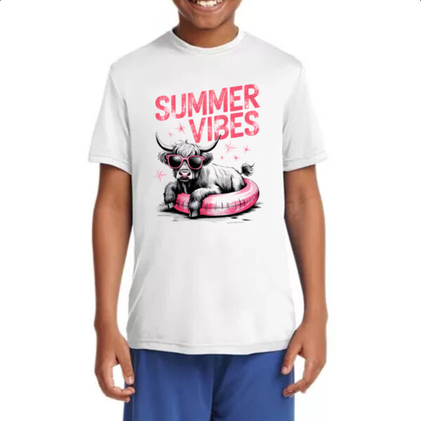 Camiseta Infanto Juvenil Vaquinha Summer Vibes - Imagem 4