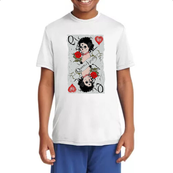 Camiseta Infanto Juvenil Carta Rainha Catrina - Imagem 4