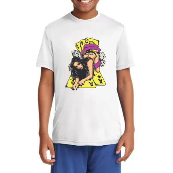 Camiseta Infanto Juvenil Diva do baralho - Imagem 4