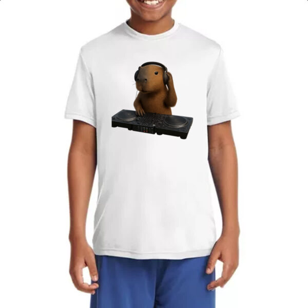 Camiseta Infanto Juvenil Capivara DJ - Imagem 4