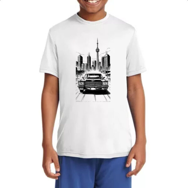 Camiseta Infanto Juvenil Cadillac manga art line - Imagem 4
