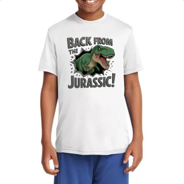 Camiseta Infanto Juvenil Back from Jurassic - Imagem 4