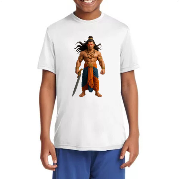 Camiseta Infanto Juvenil Veerabhadra Deus Hindu - Imagem 4