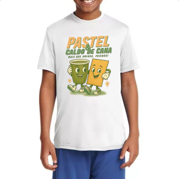 Camiseta Infanto Juvenil Pastel e Caldo de Cana - Imagem 4