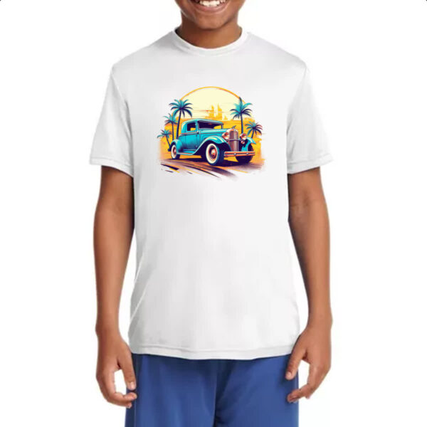 Camiseta Infanto Juvenil Vintage Carro Classico 02 - Imagem 4