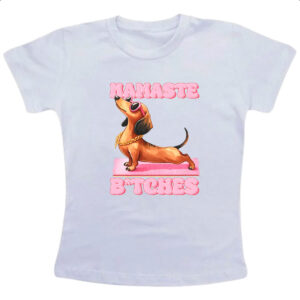 Camiseta Infanto Juvenil Namaste Dachshund