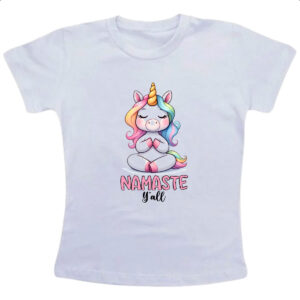 Camiseta Infanto Juvenil Namaste Unicornio