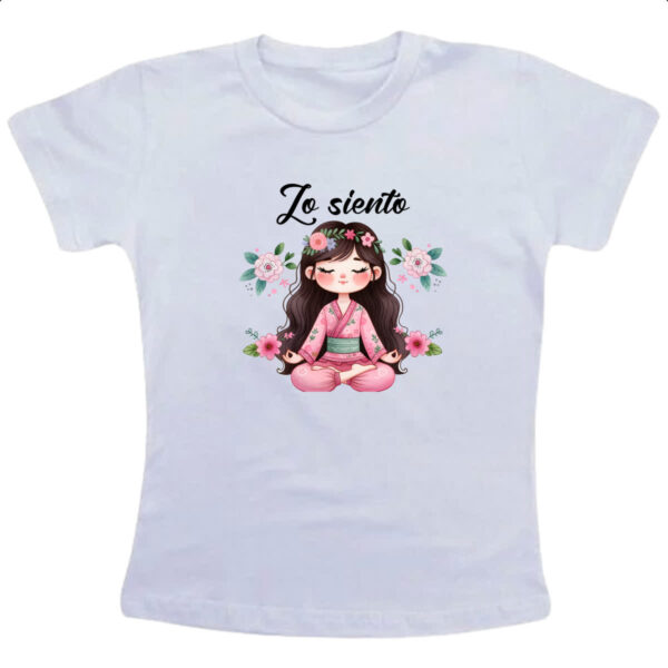 Camiseta Infanto Juvenil Yoga Girl Lo Siento