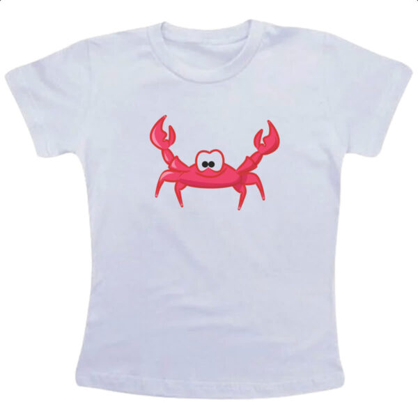 Camiseta Infanto Juvenil Cute Caranguejo