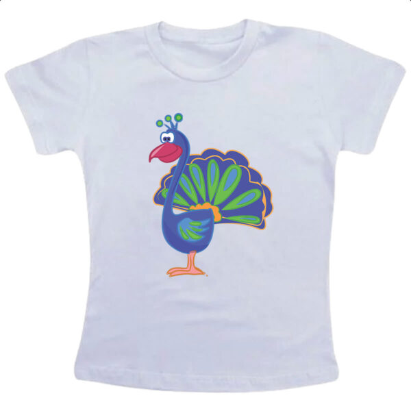 Camiseta Infanto Juvenil Cute Pavao