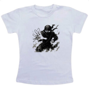 Camiseta Infanto Juvenil Ninja Smoke Grafite Arte