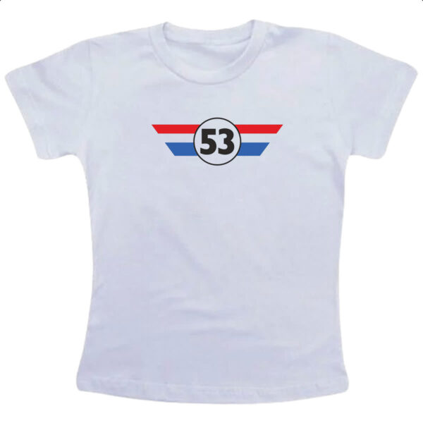 Camiseta Infanto Juvenil Herbie logo peitoral