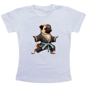 Camiseta Infanto Juvenil Pug Karate