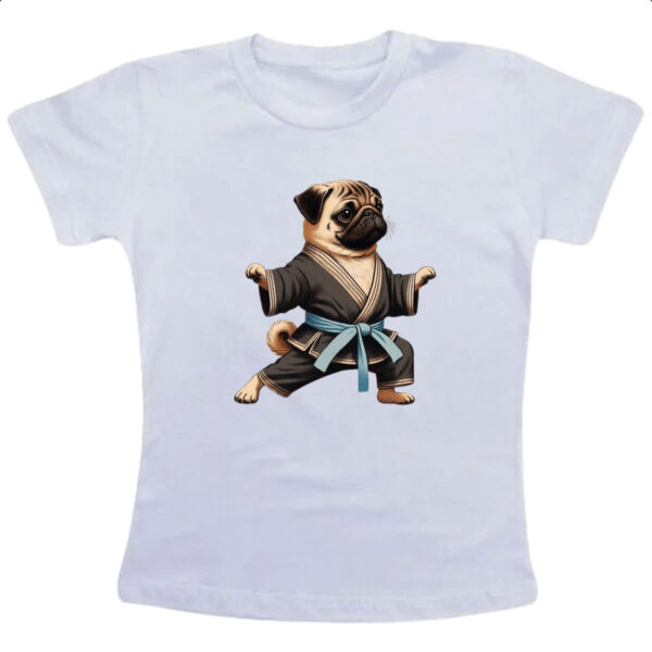 Camiseta Infanto Juvenil Pug Karate