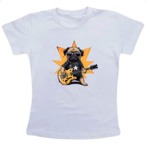 Camiseta Infanto Juvenil Pug Star