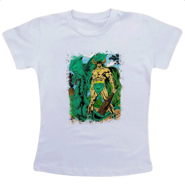 Camiseta Infanto Juvenil Nostalgia Mightor e Tog