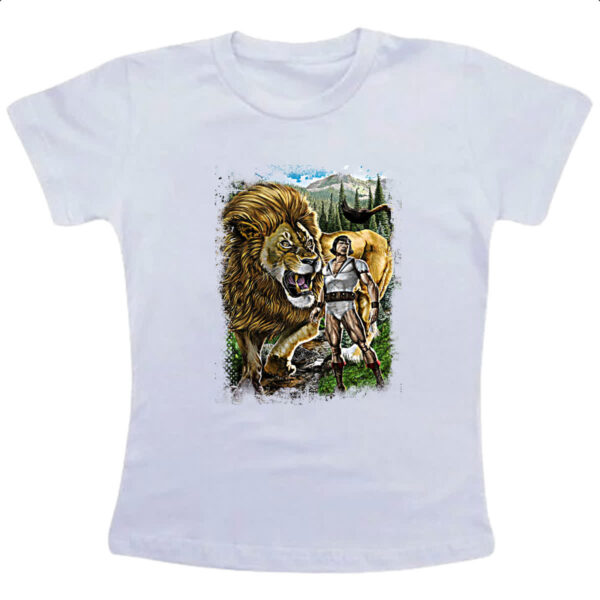 Camiseta Infanto Juvenil Nostalgia Sansao e Golias 2