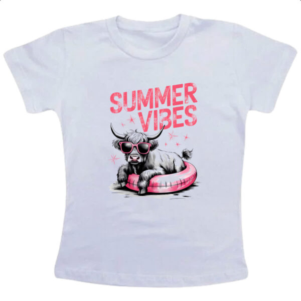 Camiseta Infanto Juvenil Vaquinha Summer Vibes