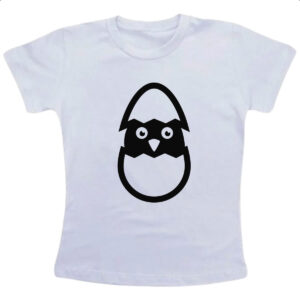 Camiseta Infanto Juvenil Pintinho nascendo linear arte