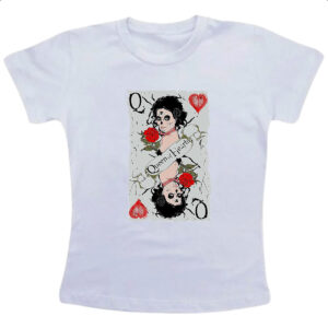 Camiseta Infanto Juvenil Carta Rainha Catrina