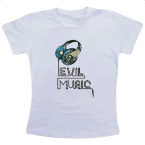 Camiseta Infanto Juvenil Evil Music