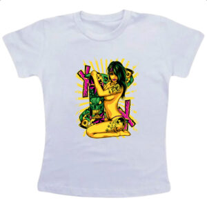 Camiseta Infanto Juvenil Gangster Girl Skate