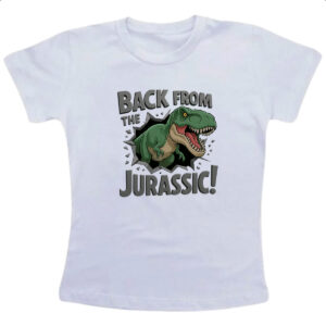 Camiseta Infanto Juvenil Back from Jurassic