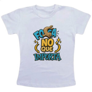 Camiseta Infanto Juvenil Foca no que importa