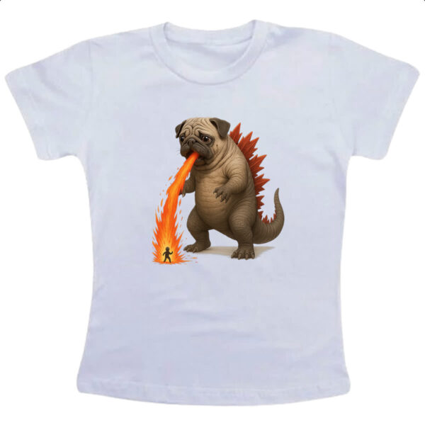 Camiseta Infanto Juvenil PugZilla