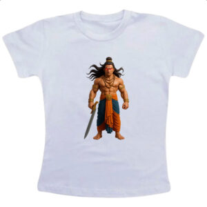Camiseta Infanto Juvenil Veerabhadra Deus Hindu