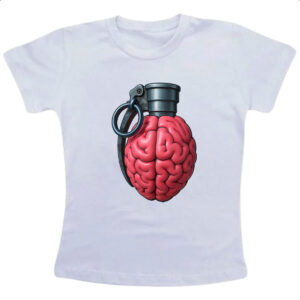 Camiseta Infanto Juvenil Cerebro granada