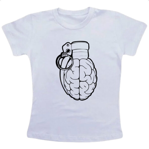 Camiseta Infanto Juvenil Cerebro granada PB