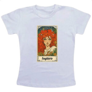 Camiseta Infanto Juvenil Carta Taro Signo Sagitario