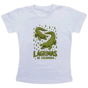 Camiseta Infanto Juvenil Lagrimas de Crocodilo