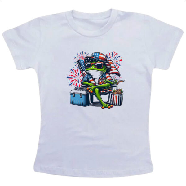 Camiseta Infanto Juvenil Sapo Independencia EUA