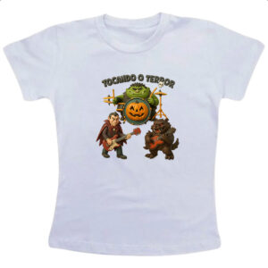 Camiseta Infanto Juvenil Tocando o terror
