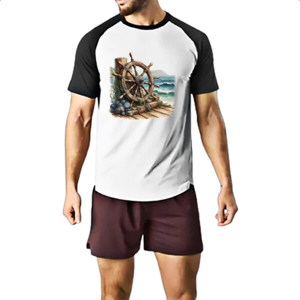 Camiseta Raglan Timao travel art - Imagem 2