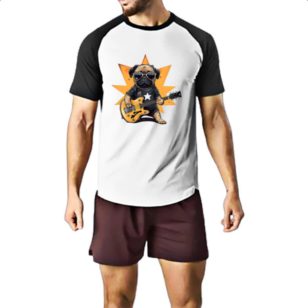 Camiseta Raglan Pug Star - Imagem 2
