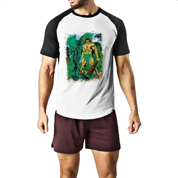 Camiseta Raglan Nostalgia Mightor e Tog - Imagem 2