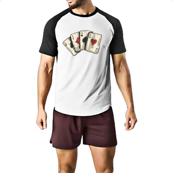 Camiseta Raglan Quadra de ases - Imagem 2