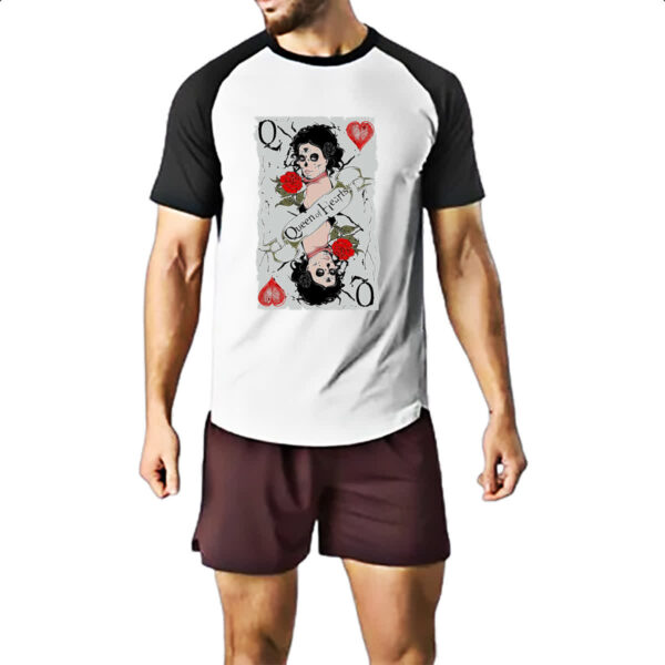 Camiseta Raglan Carta Rainha Catrina - Imagem 2