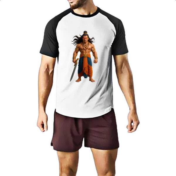 Camiseta Raglan Veerabhadra Deus Hindu - Imagem 2