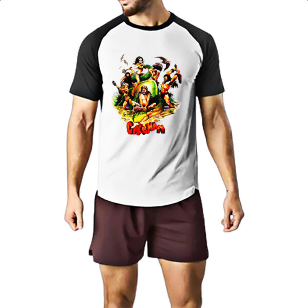 Camiseta Raglan Nostalgia Caveman - Imagem 2