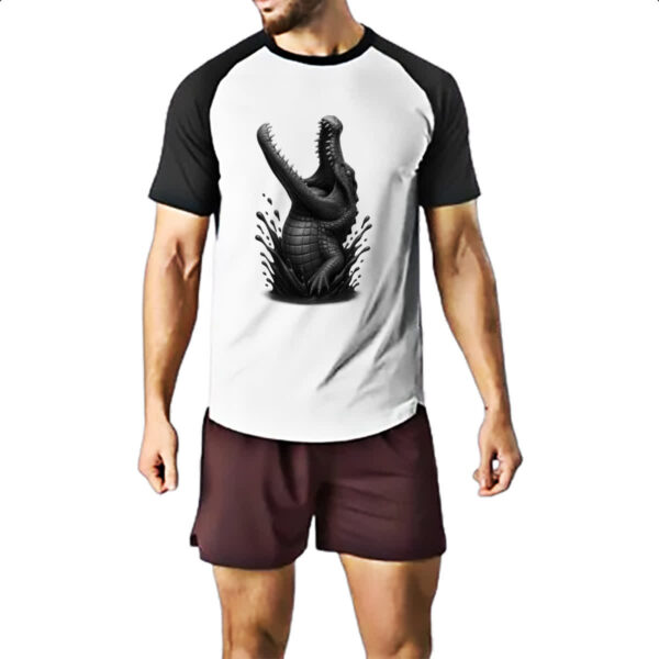 Camiseta Raglan Pulo do Jacare - Imagem 2