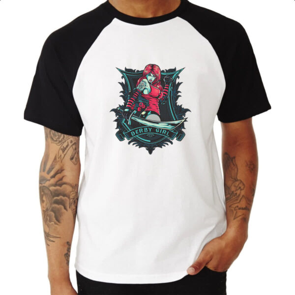Camiseta Raglan Derby Girl - Imagem 3