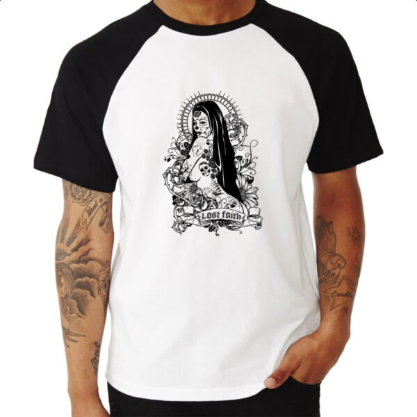 Camiseta Raglan Lost Faith - Imagem 3