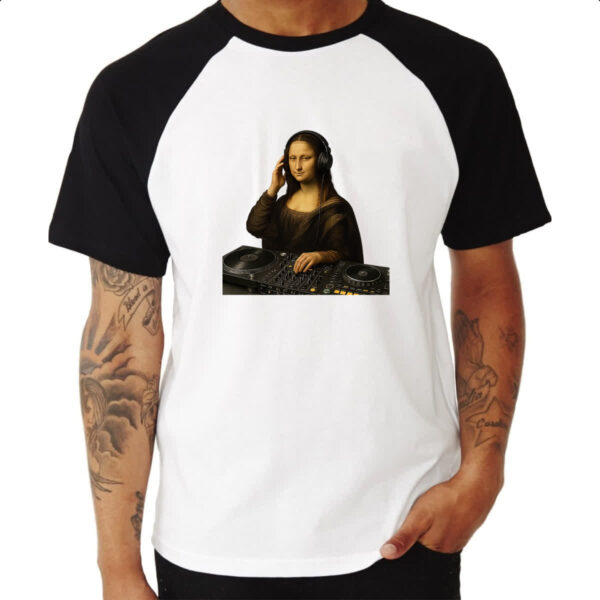 Camiseta Raglan DJ Mona Lisa - Imagem 3