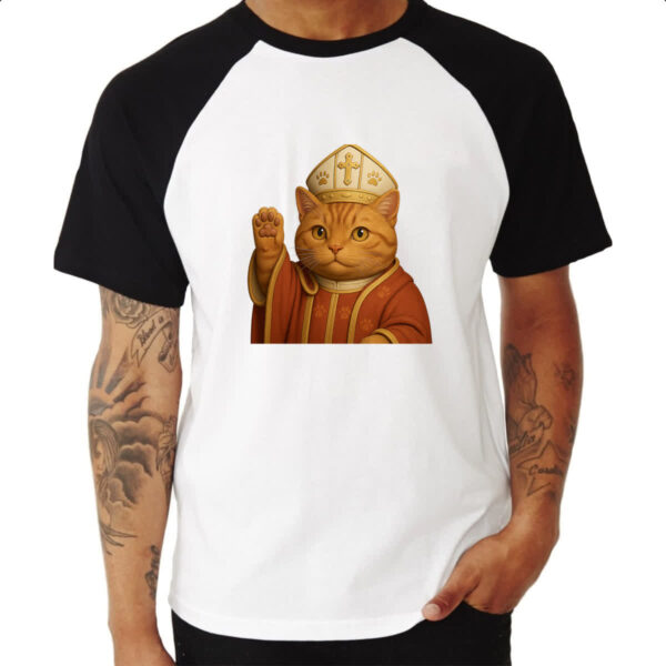 Camiseta Raglan Gatolico - Imagem 3
