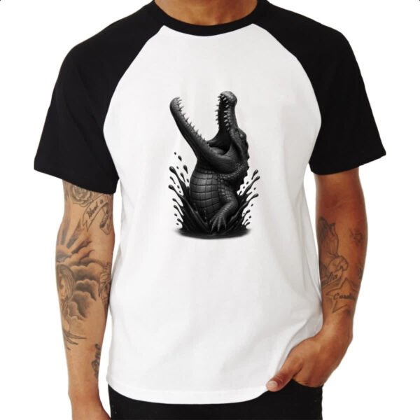 Camiseta Raglan Pulo do Jacare - Imagem 3