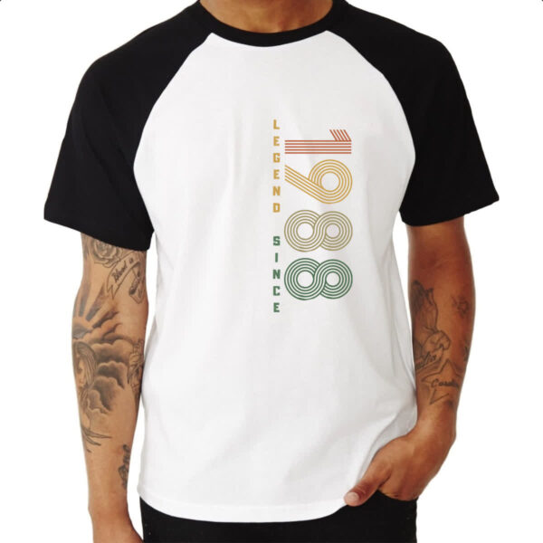 Camiseta Raglan Legend Since 1988 - Imagem 3